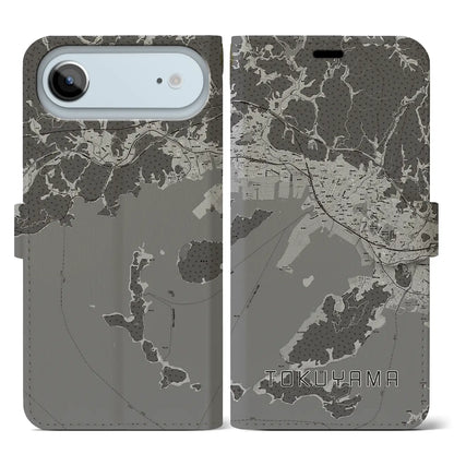 【徳山（山口県）】地図柄iPhoneケース（手帳タイプ）