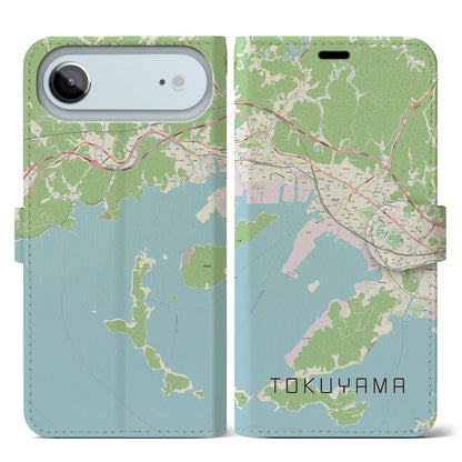 【徳山（山口県）】地図柄iPhoneケース（手帳タイプ）
