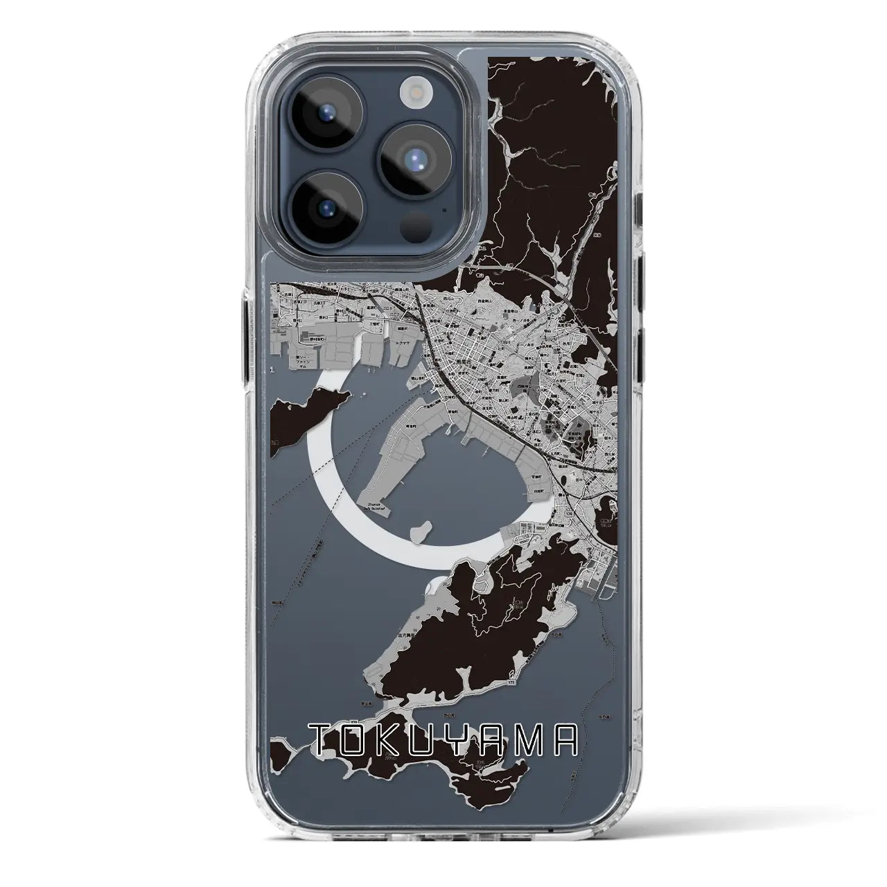 【徳山（山口県）】地図柄iPhoneケース（MagSafeタイプ）