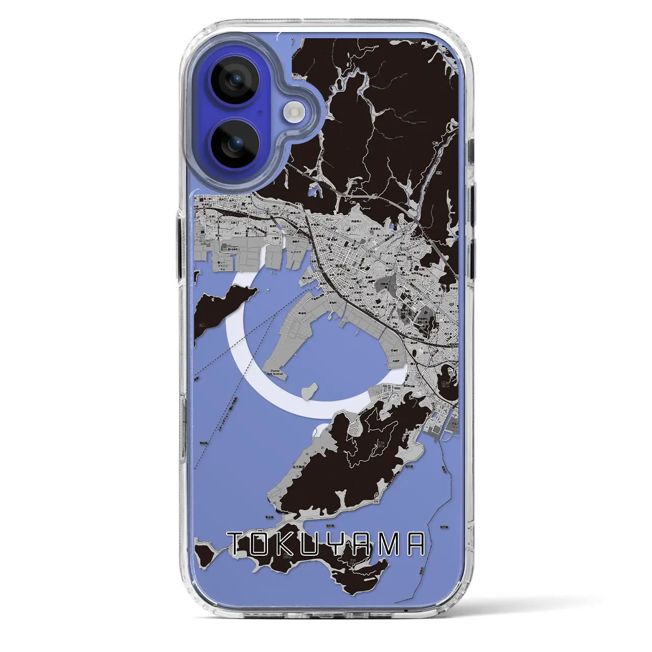 【徳山（山口県）】地図柄iPhoneケース（MagSafeタイプ）