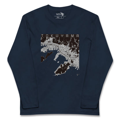 【徳山（山口県）】地図柄ロングスリーブTシャツ