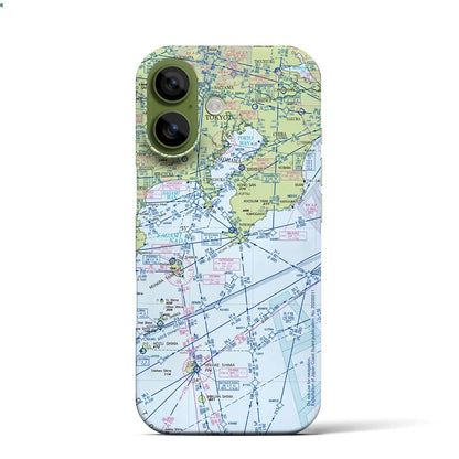 【東京航空図（東京都）】航空図iPhoneケース（バックカバータイプ）