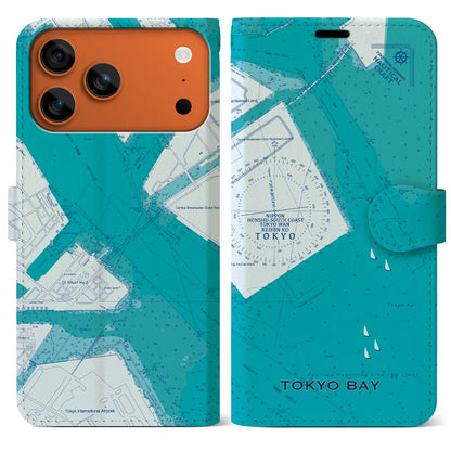 【東京港（東京都）】海図iPhoneケース（手帳タイプ）