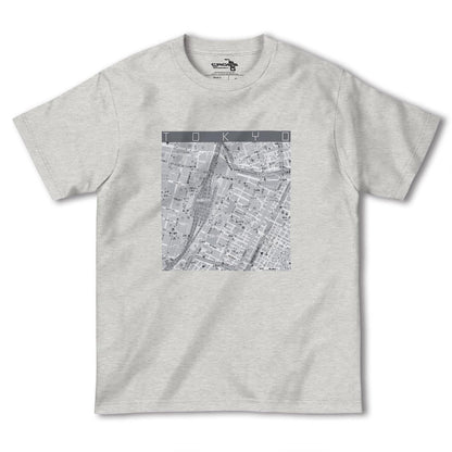 【東京カラー】地図柄ヘビーウェイトTシャツ