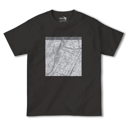【東京カラー】地図柄ヘビーウェイトTシャツ