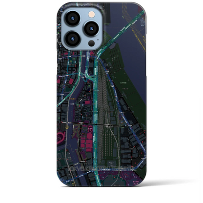 【東京貨物ターミナル（東京都）】地図柄iPhoneケース（バックカバータイプ）