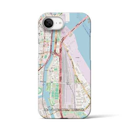 【東京貨物ターミナル（東京都）】地図柄iPhoneケース（バックカバータイプ）