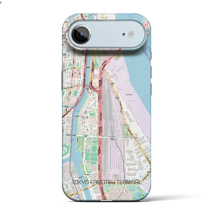 【東京貨物ターミナル（東京都）】地図柄iPhoneケース（バックカバータイプ）