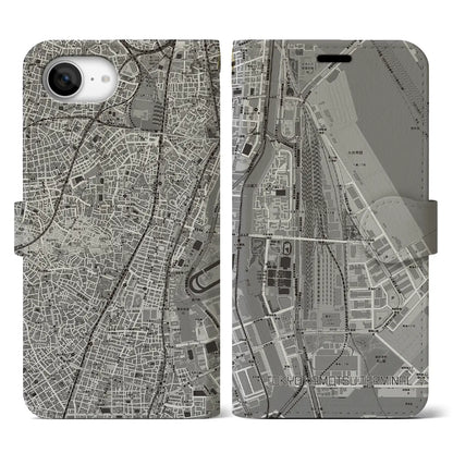 【東京貨物ターミナル（東京都）】地図柄iPhoneケース（手帳タイプ）