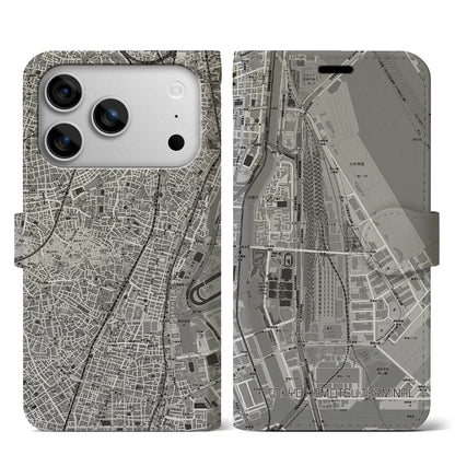 【東京貨物ターミナル（東京都）】地図柄iPhoneケース（手帳タイプ）