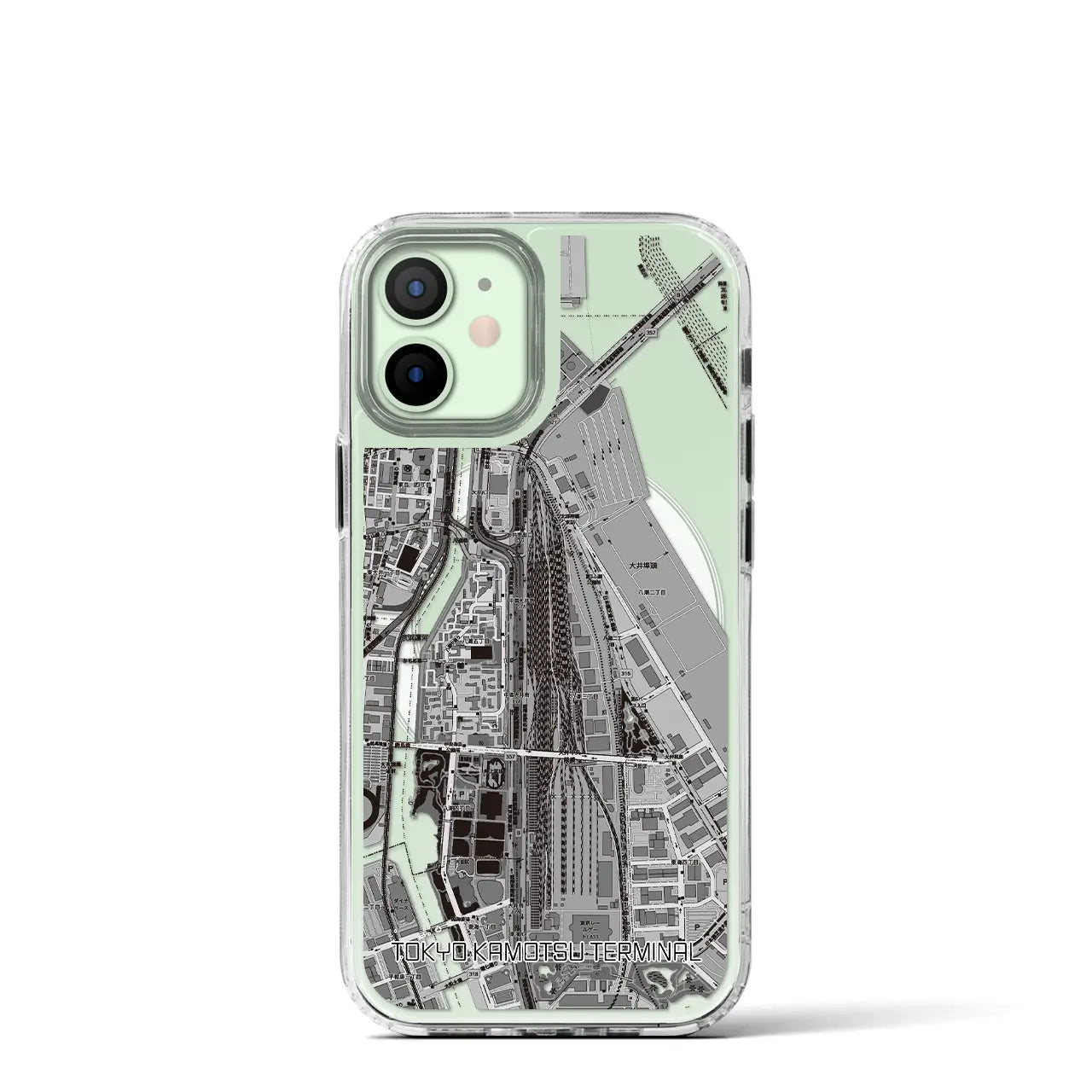 【東京貨物ターミナル（東京都）】地図柄iPhoneケース（MagSafeタイプ）