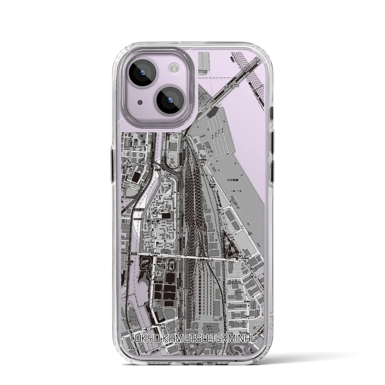 【東京貨物ターミナル（東京都）】地図柄iPhoneケース（MagSafeタイプ）
