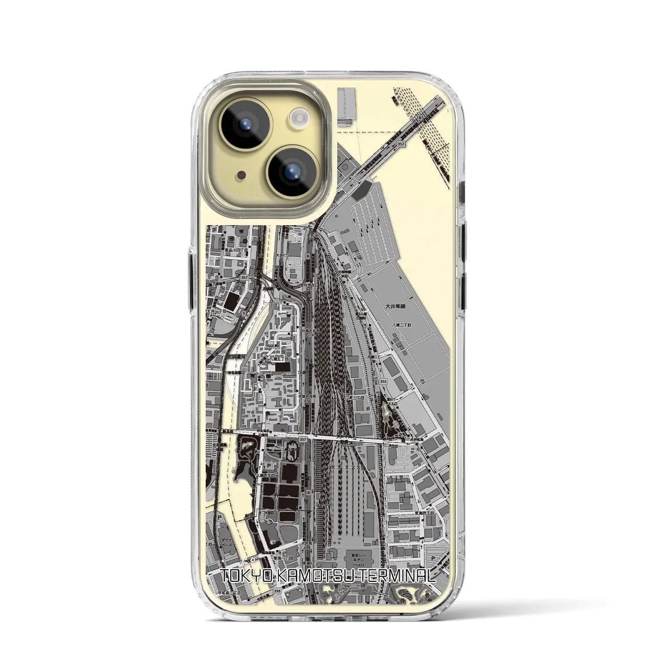 【東京貨物ターミナル（東京都）】地図柄iPhoneケース（MagSafeタイプ）