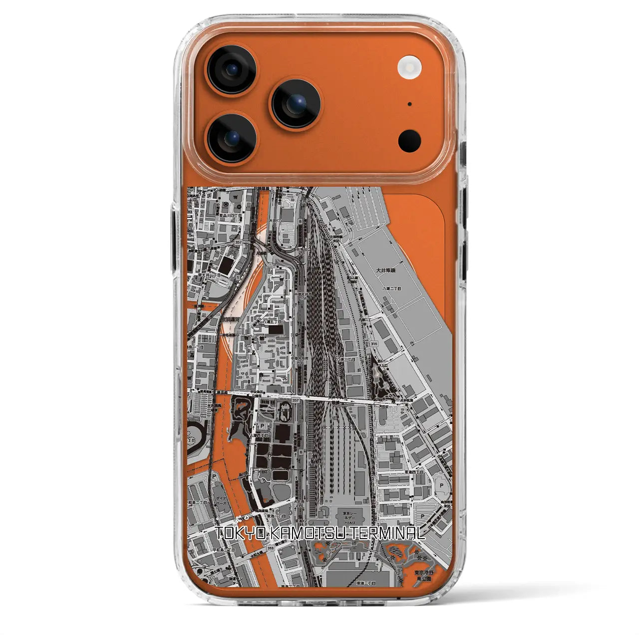 【東京貨物ターミナル（東京都）】地図柄iPhoneケース（MagSafeタイプ）