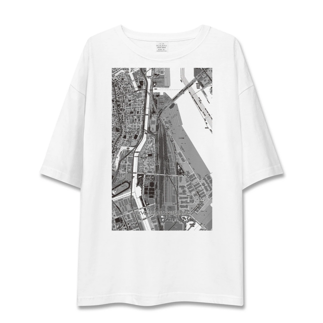 【東京貨物ターミナル（東京都）】地図柄ビッグシルエットTシャツ