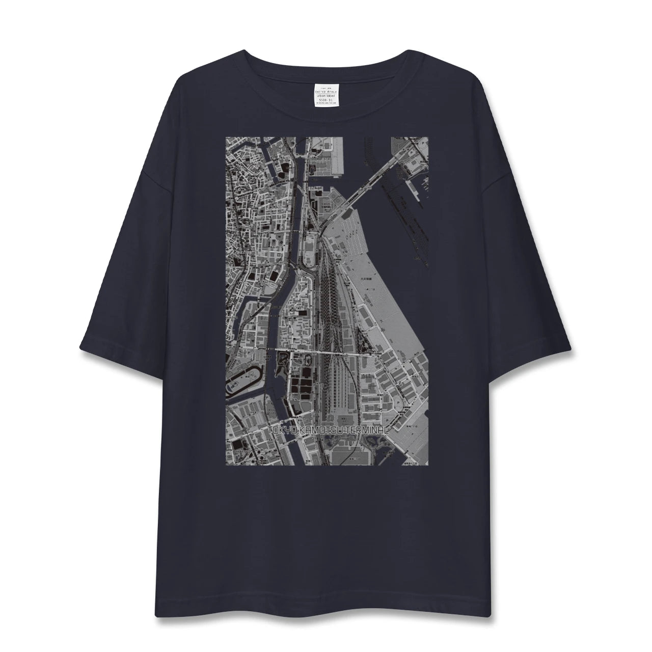 【東京貨物ターミナル（東京都）】地図柄ビッグシルエットTシャツ