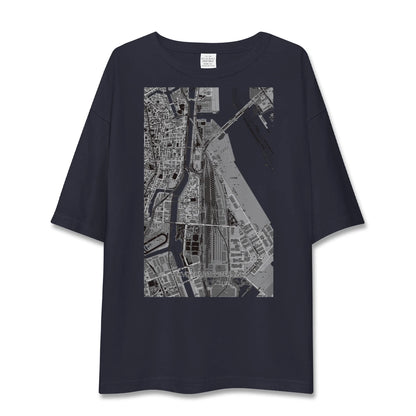 【東京貨物ターミナル（東京都）】地図柄ビッグシルエットTシャツ