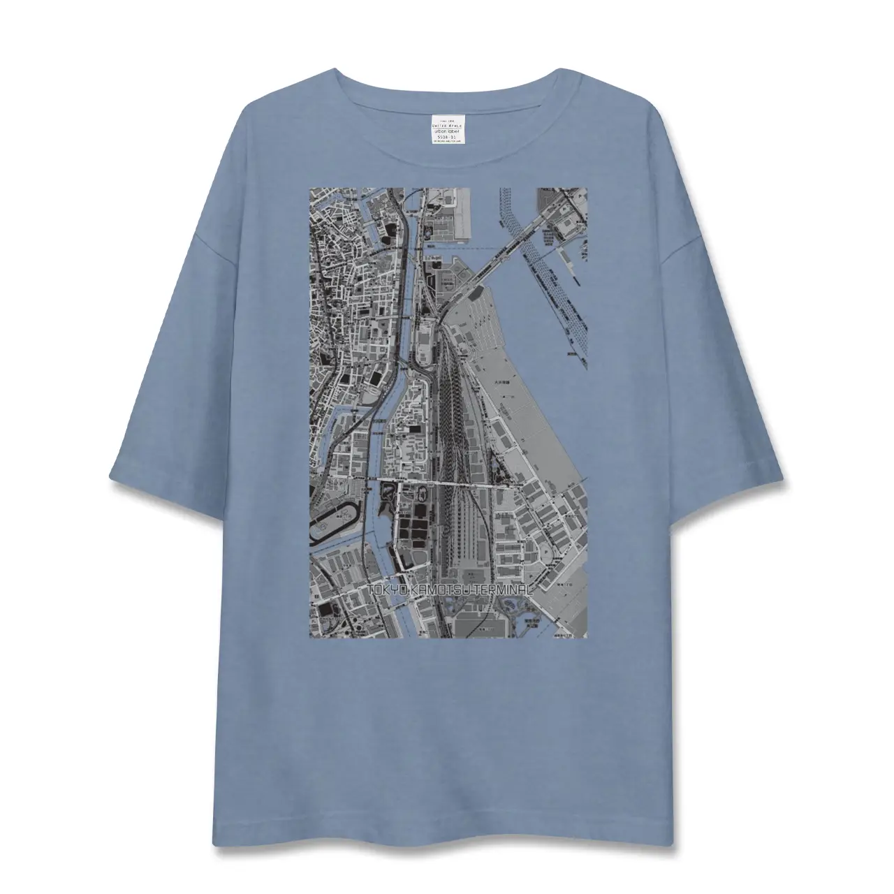 【東京貨物ターミナル（東京都）】地図柄ビッグシルエットTシャツ