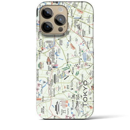 【東京都心西部】イラストマップiPhoneケース（バックカバータイプ）