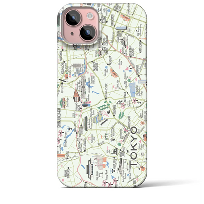 【東京都心西部】イラストマップiPhoneケース（バックカバータイプ）