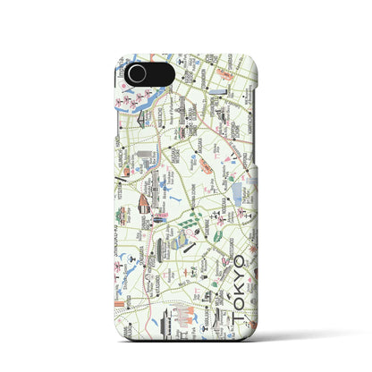 【東京都心西部】イラストマップiPhoneケース（バックカバータイプ）