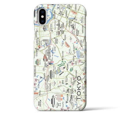 【東京都心西部】イラストマップiPhoneケース（バックカバータイプ）