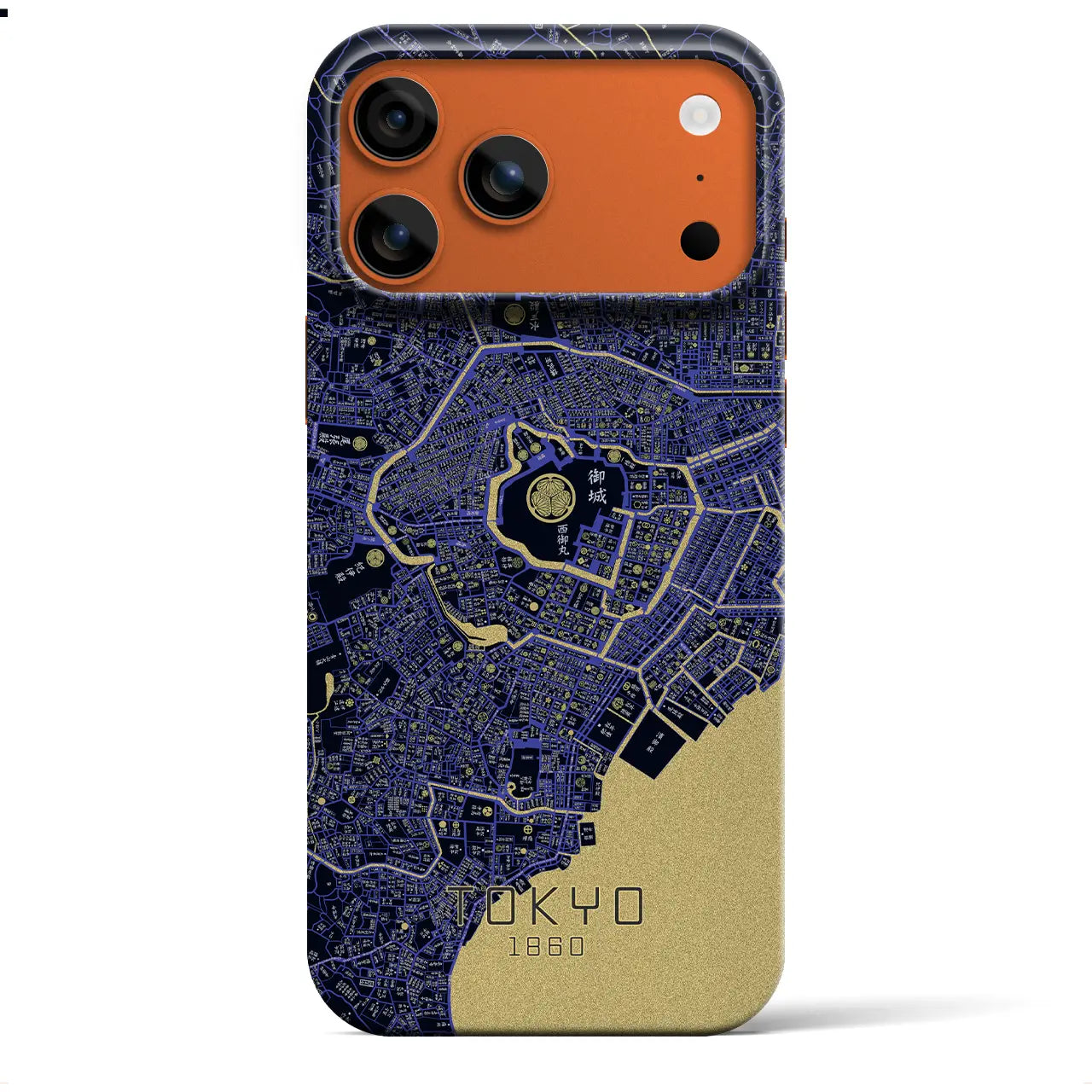 【東京（東京都）】万延江戸図iPhoneケース（バックカバータイプ）