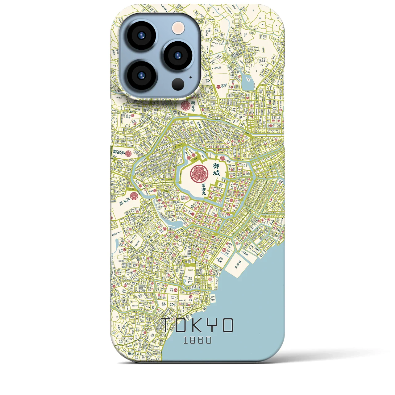 【東京（東京都）】万延江戸図iPhoneケース（バックカバータイプ）