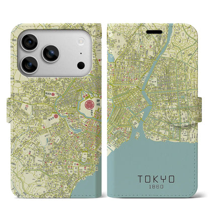 【東京（東京都）】万延江戸図iPhoneケース（手帳タイプ）