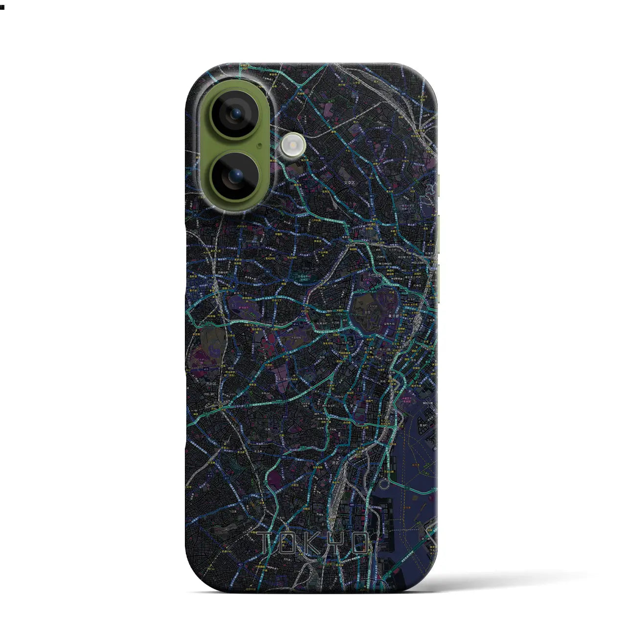 【東京2（東京都）】地図柄iPhoneケース（バックカバータイプ）