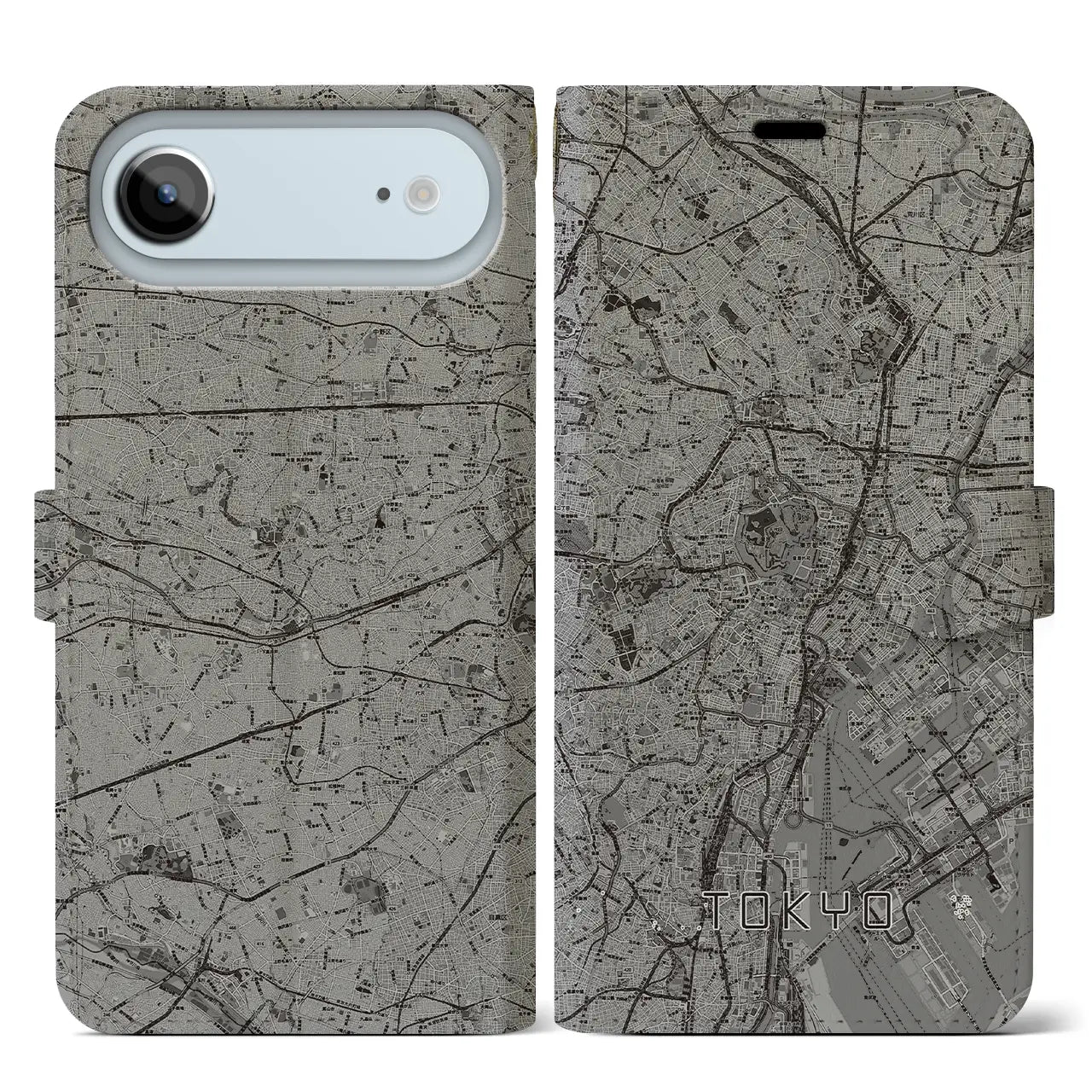 【東京2（東京都）】地図柄iPhoneケース（手帳タイプ）