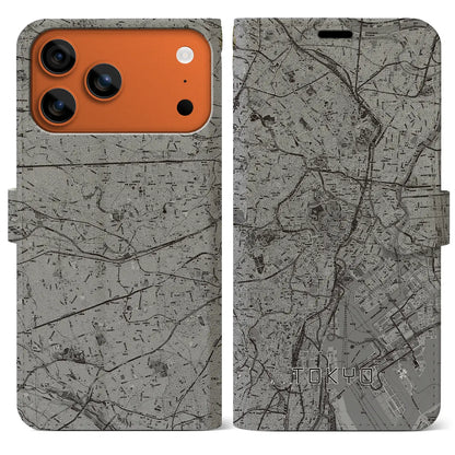 【東京2（東京都）】地図柄iPhoneケース（手帳タイプ）