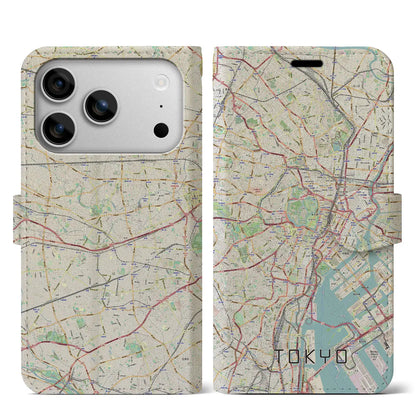 【東京2（東京都）】地図柄iPhoneケース（手帳タイプ）