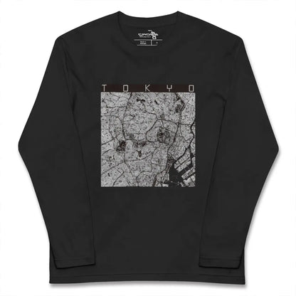 【東京2（東京都）】地図柄ロングスリーブTシャツ