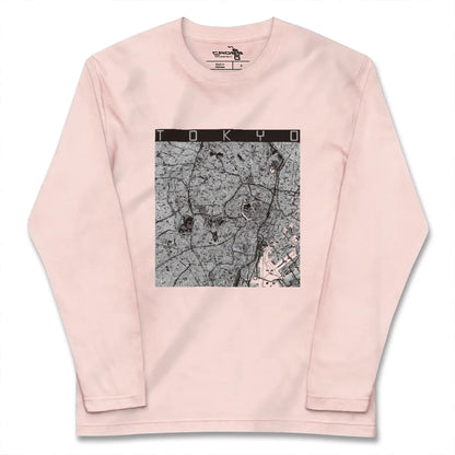 【東京2（東京都）】地図柄ロングスリーブTシャツ