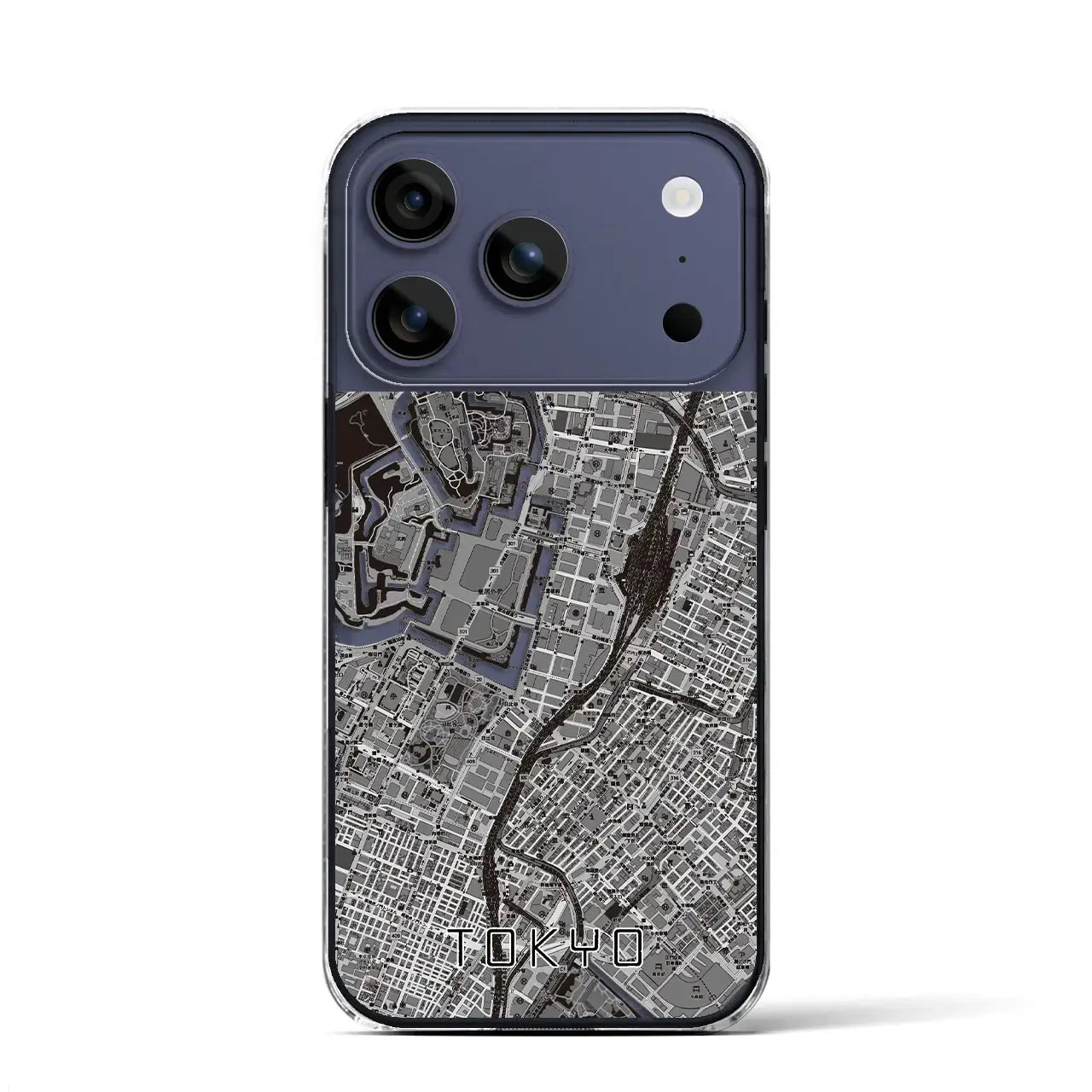 【東京（東京都）】地図柄iPhoneケース（クリアタイプ）