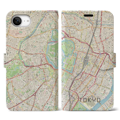 【東京（東京都）】地図柄iPhoneケース（手帳タイプ）