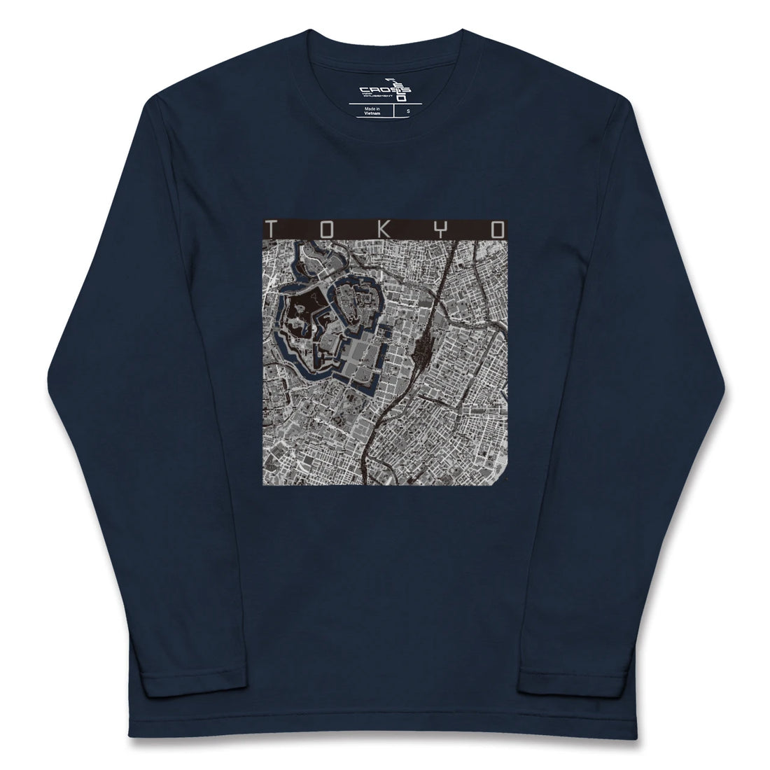 【東京(東京都)】地図柄ロングスリーブTシャツ