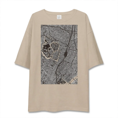 【東京（東京都）】地図柄ビッグシルエットTシャツ
