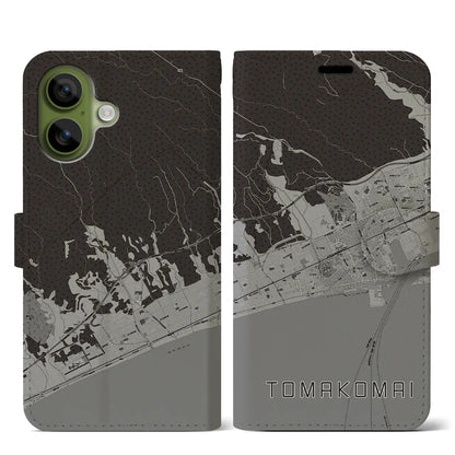 【苫小牧（北海道）】地図柄iPhoneケース（手帳タイプ）