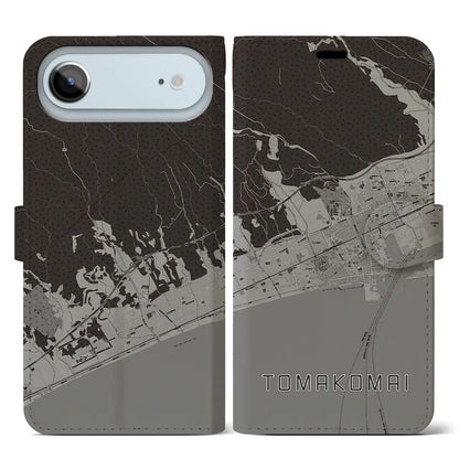 【苫小牧（北海道）】地図柄iPhoneケース（手帳タイプ）