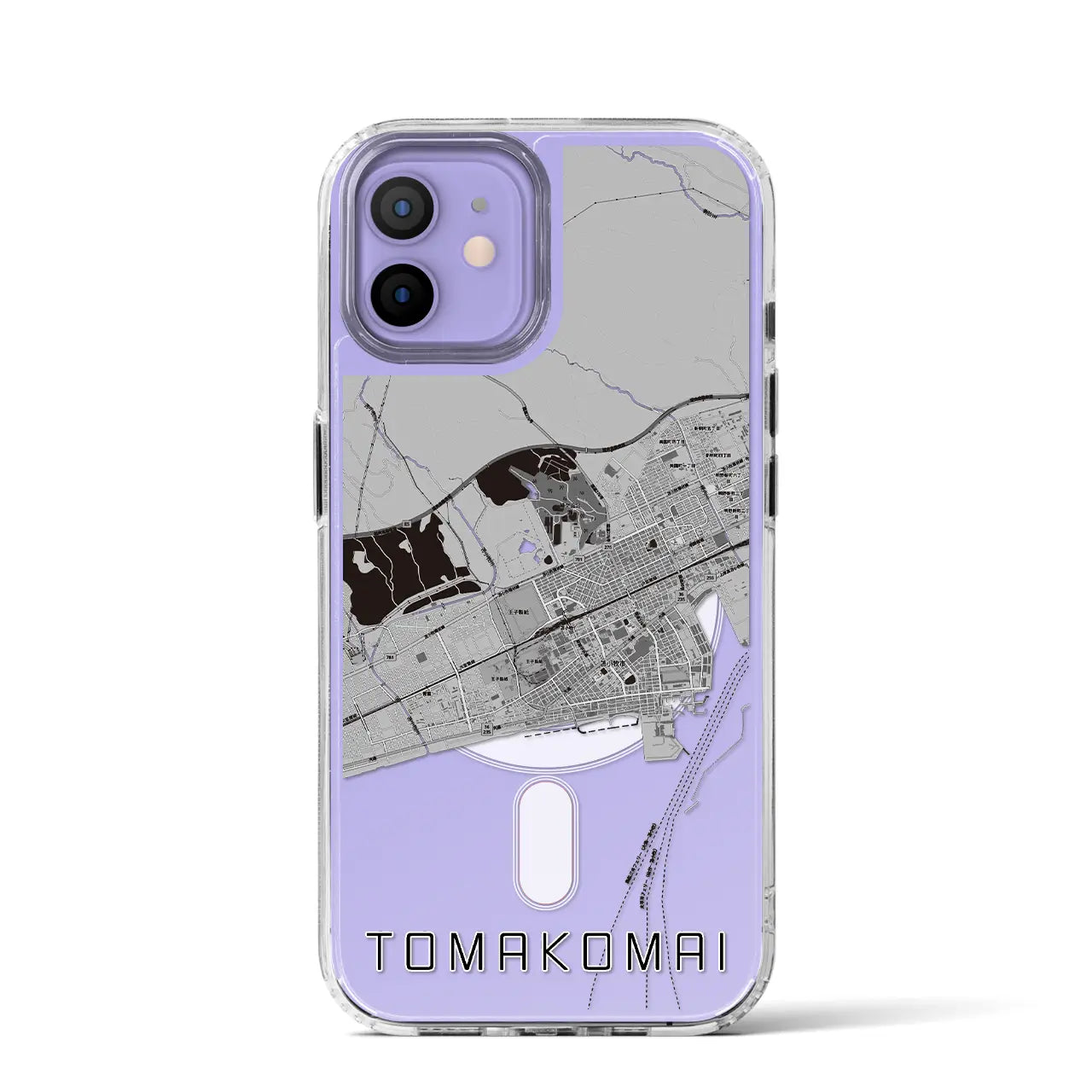 【苫小牧（北海道）】地図柄iPhoneケース（MagSafeタイプ）