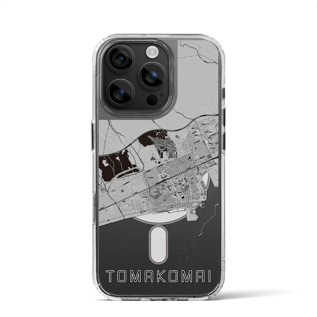 【苫小牧（北海道）】地図柄iPhoneケース（MagSafeタイプ）