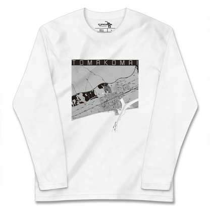 【苫小牧（北海道）】地図柄ロングスリーブTシャツ