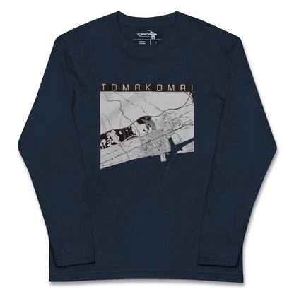 【苫小牧（北海道）】地図柄ロングスリーブTシャツ
