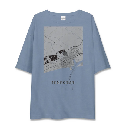 【苫小牧（北海道）】地図柄ビッグシルエットTシャツ