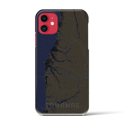 【苫前（北海道）】地図柄iPhoneケース（バックカバータイプ）