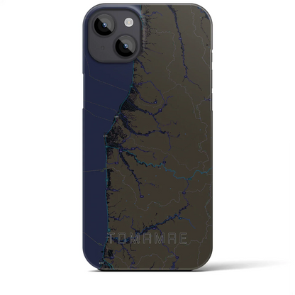 【苫前（北海道）】地図柄iPhoneケース（バックカバータイプ）