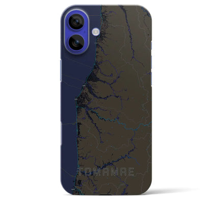 【苫前（北海道）】地図柄iPhoneケース（バックカバータイプ）