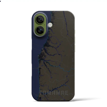 【苫前（北海道）】地図柄iPhoneケース（バックカバータイプ）